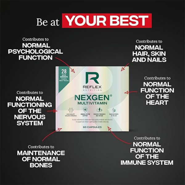 Reflex Nexgen MultiVitamin 60 Caps 