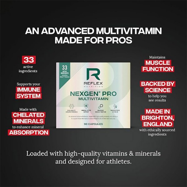 Reflex Nexgen PRO MultiVitamin 90 Caps