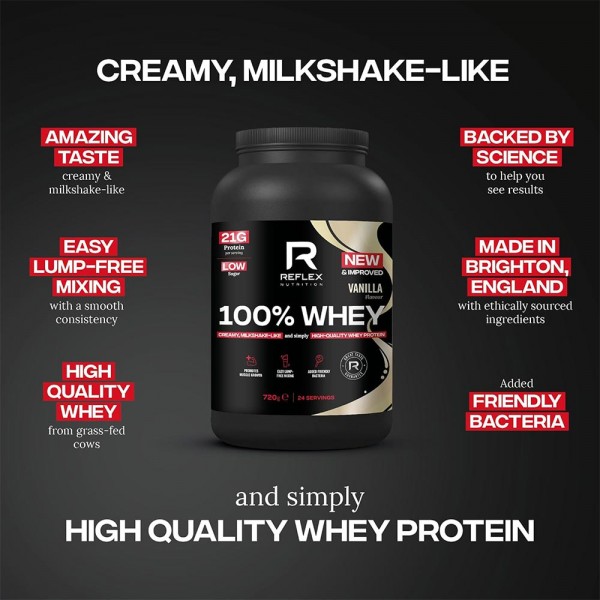 Reflex 100% Whey Protein - 720g
