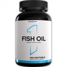 RuleOne R1 Omega 3 Fish Oil - 100 Softgels