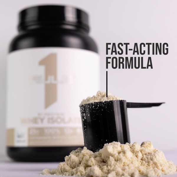 RuleOne Naturally Flavoured R1 Whey Protein Isolate & Hydrolysate 763g