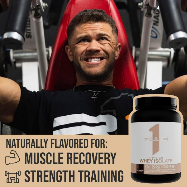 RuleOne Naturally Flavoured R1 Whey Protein Isolate & Hydrolysate 763g