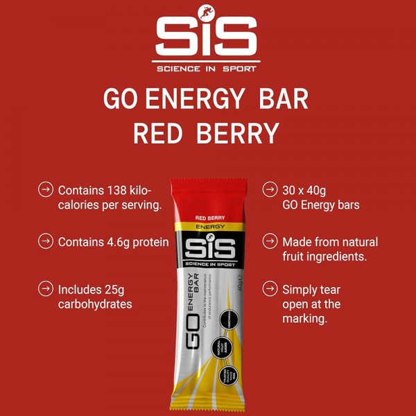 SiS GO Energy Bar - 40g x 30