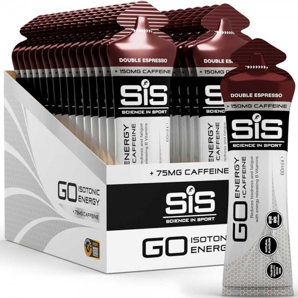 SiS Go Isotonic Energy + Caffeine Gels 60ml x 30 Pack