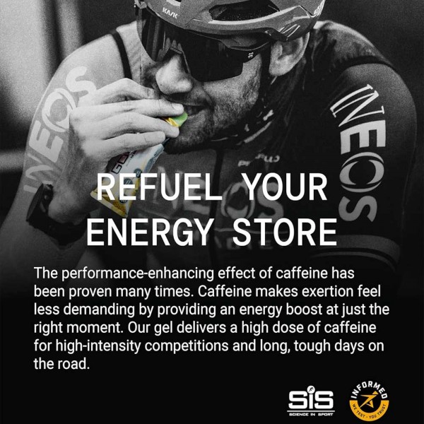 SiS Go Isotonic Energy + Caffeine Gels 60ml x 30 Pack