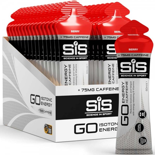 SiS Go Isotonic Energy + Caffeine Gels 60ml x 30 Pack