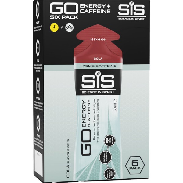 SiS GO Isotonic Energy Gels with Caffeine - 6 x 60ml