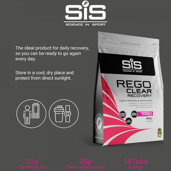 SiS REGO Clear Recovery 460g + Free SiS Shaker