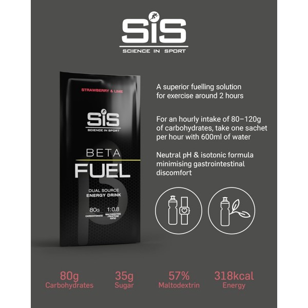 SiS Beta Fuel 80 - 15 x 82g  - Optimized 1:0.8 Ratio