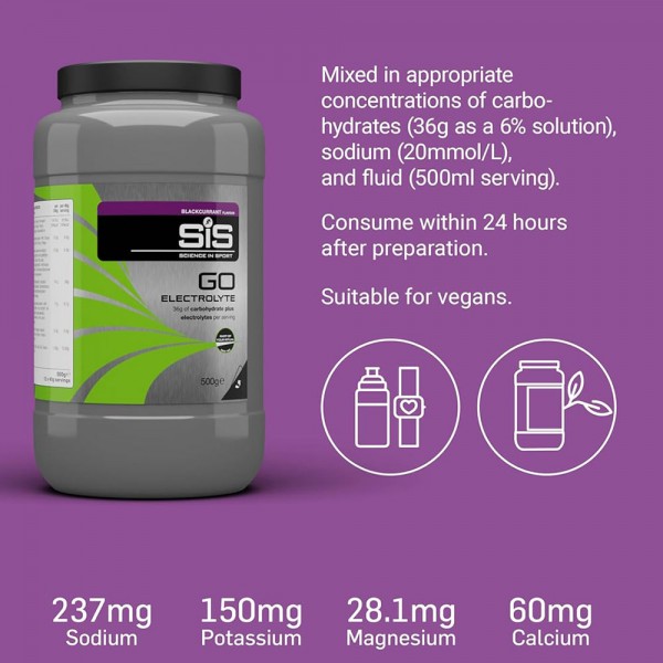SiS GO Electrolyte Powder Energy Drink 500g  