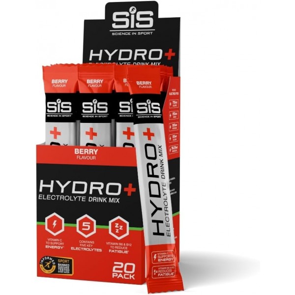 SiS Hydro+ Electrolytes Hydration Drink - 20 Pack