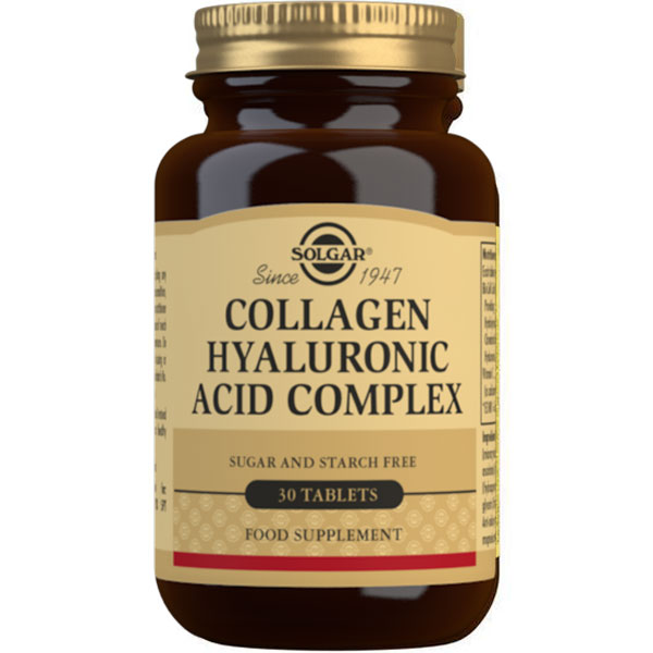 Solgar Collagen Hyaluronic Acid Complex 30 Tablets