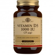 Solgar Vitamin D3 1000IU - 100 Soft Gels