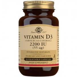 Solgar Vitamin D3 2200IU - 50 Veg Caps