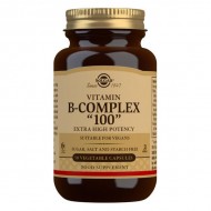 Solgar Vitamin B Complex 100 Extra High Potency - 50 Veg Caps