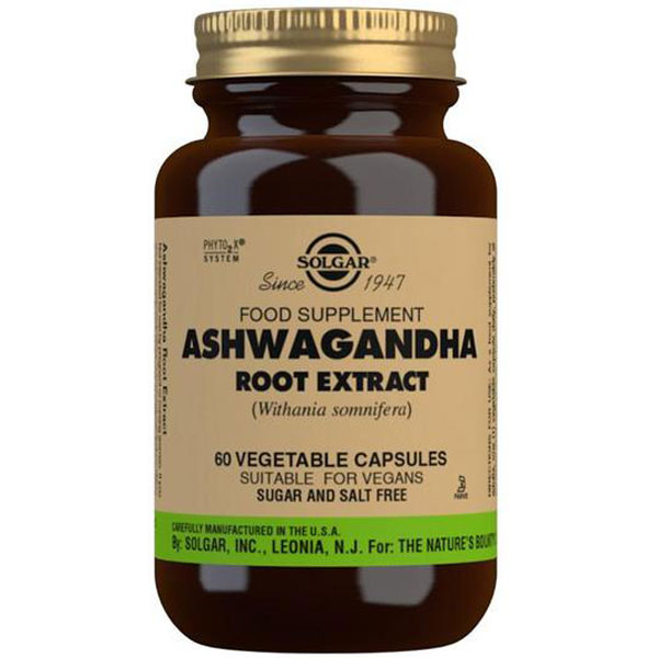 Solgar Ashwagandha Root Extract - 60 Vegetable Capsules