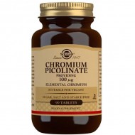 Solgar Chromium Picolinate 100 mcg Tablets - Pack of 90
