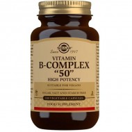 Solgar Vitamin B Complex 50 High Potency Vegetable Capsules - Pack of 100