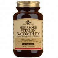 Solgar Megasorb Vitamin B Complex 50 Tablets