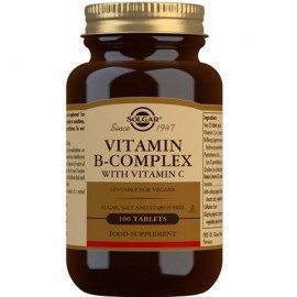 Solgar Vitamin B Complex with Vitamin C - 100 Tabs