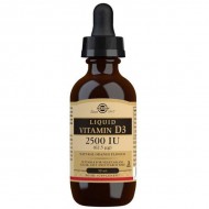 Solgar Liquid Vitamin D3 2500 IU (62.5 mcg) - Natural Orange Flavour - 59ml