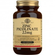 Solgar Zinc Picolinate 22mg - 100 Tabs