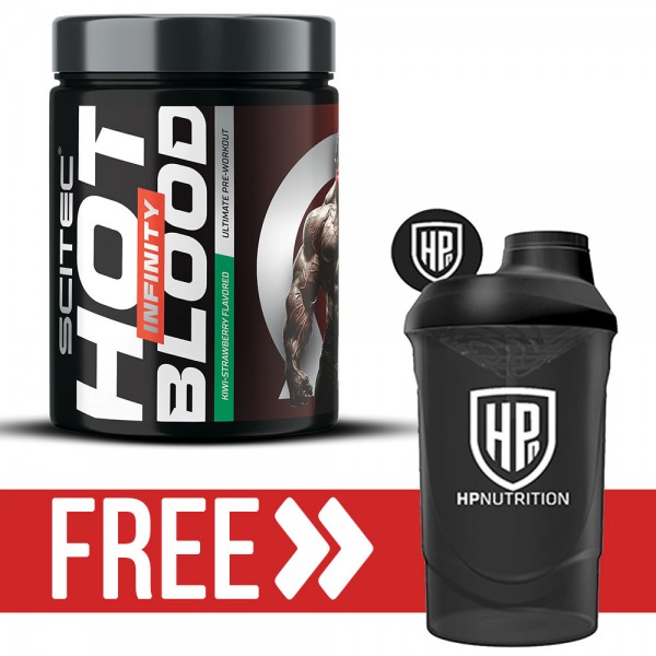 Scitec Hot Blood Infinity Pre-Workout 350g + Free HPnutrition Shaker