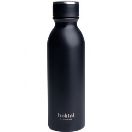 Bohtal Smartshake Insulated Stainless Steel Water Bottle - Black (600ml)	