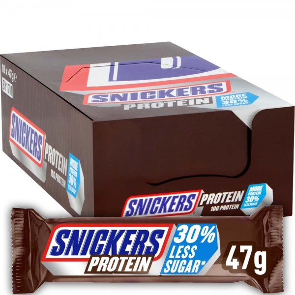 Snickers Protein Bar - 47g x 18 *BB 06/Aug/2026*