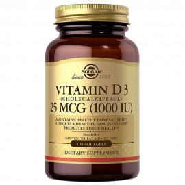 Solgar Vitamin D3 1000IU - 100 Softgels