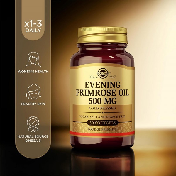 Solgar Evening Primrose Oil 500mg 30 Softgels