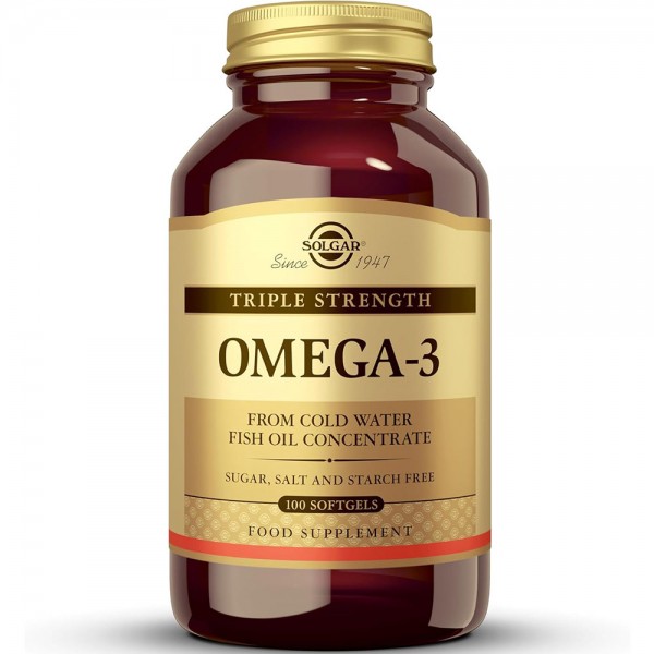 Solgar Triple Strength Omega-3 - 100 Softgels 