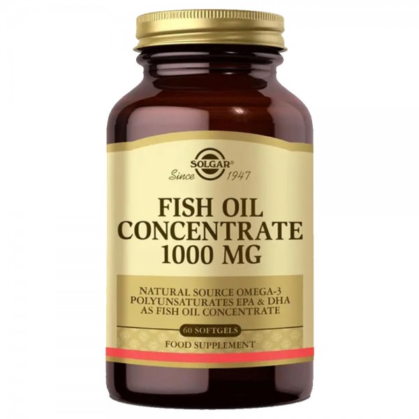 Solgar Fish Oil Concentrate 1000mg - 60 Softgel