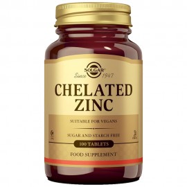 Solgar Zinc Chelated - 100 Tablets