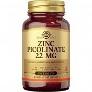 Solgar Zinc Picolinate 22mg - 100 Tablets