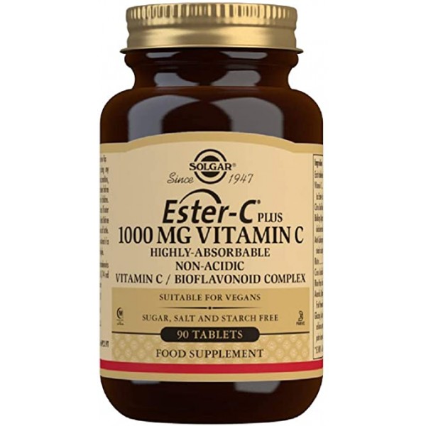 Solgar Ester Vitamin C Plus 1000mg Tablets - Pack of 90