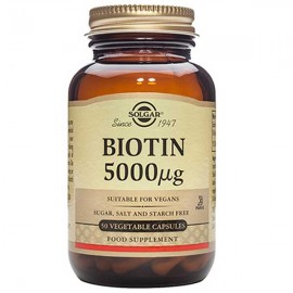 Solgar Biotin 5000 UG - 50 Vegetable Caps