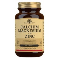 Solgar Calcium Magnesium Plus Zinc - 100 Tabs