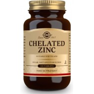 Solgar Zinc Chelated - 100 Tabs