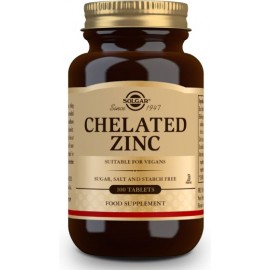 Solgar Zinc Chelated - 100 Tabs