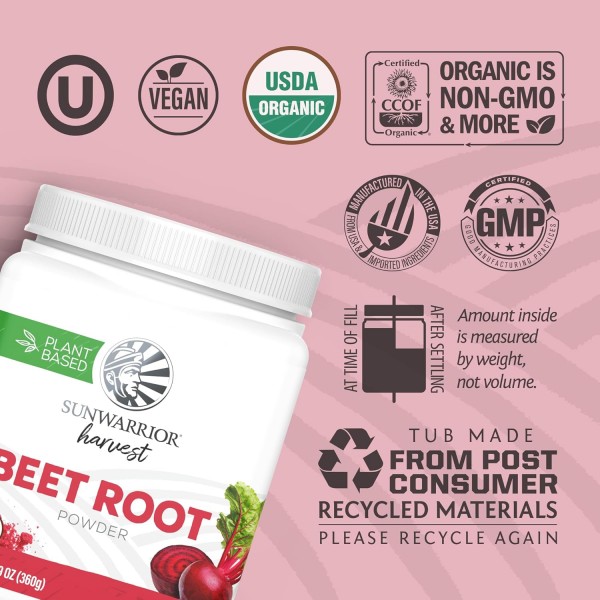 SunWarrior Organic Beetroot Powder 360g