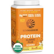 Sunwarrior Classic Plus Organic Vegan Plant Protein 750g