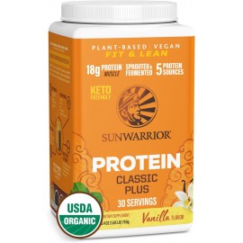 Sunwarrior Classic Plus Organic Vegan Plant Protein 750g