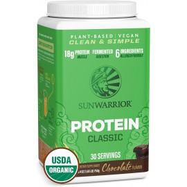 SunWarrior Classic Vegan Organic Plant Protein 750g 