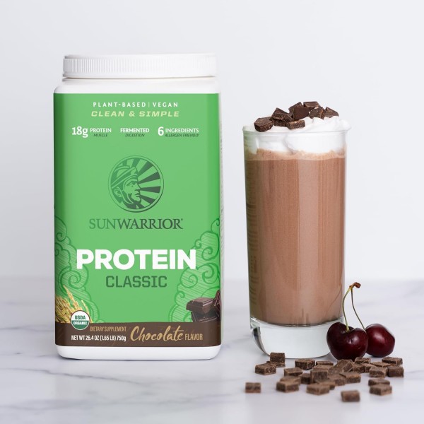 SunWarrior Classic Vegan Organic Plant Protein 750g 