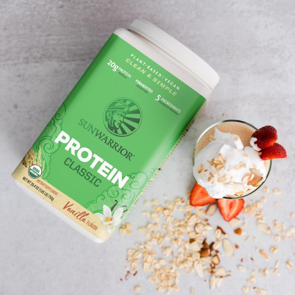 SunWarrior Classic Vegan Organic Plant Protein 750g 