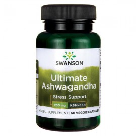 Swanson Ultimate Ashwagandha KSM 66 - 60 Veg Caps