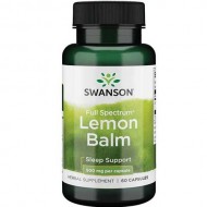 Swanson Full Spectrum Lemon Balm - 60 Caps