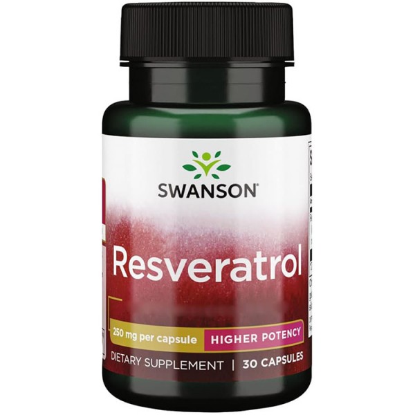 Swanson Resveratrol - 250 mg - 30 Capsules