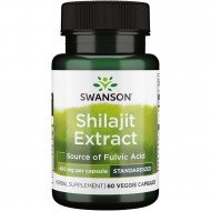 Swanson Shilajit Extract 400mg - 60 Veg Caps